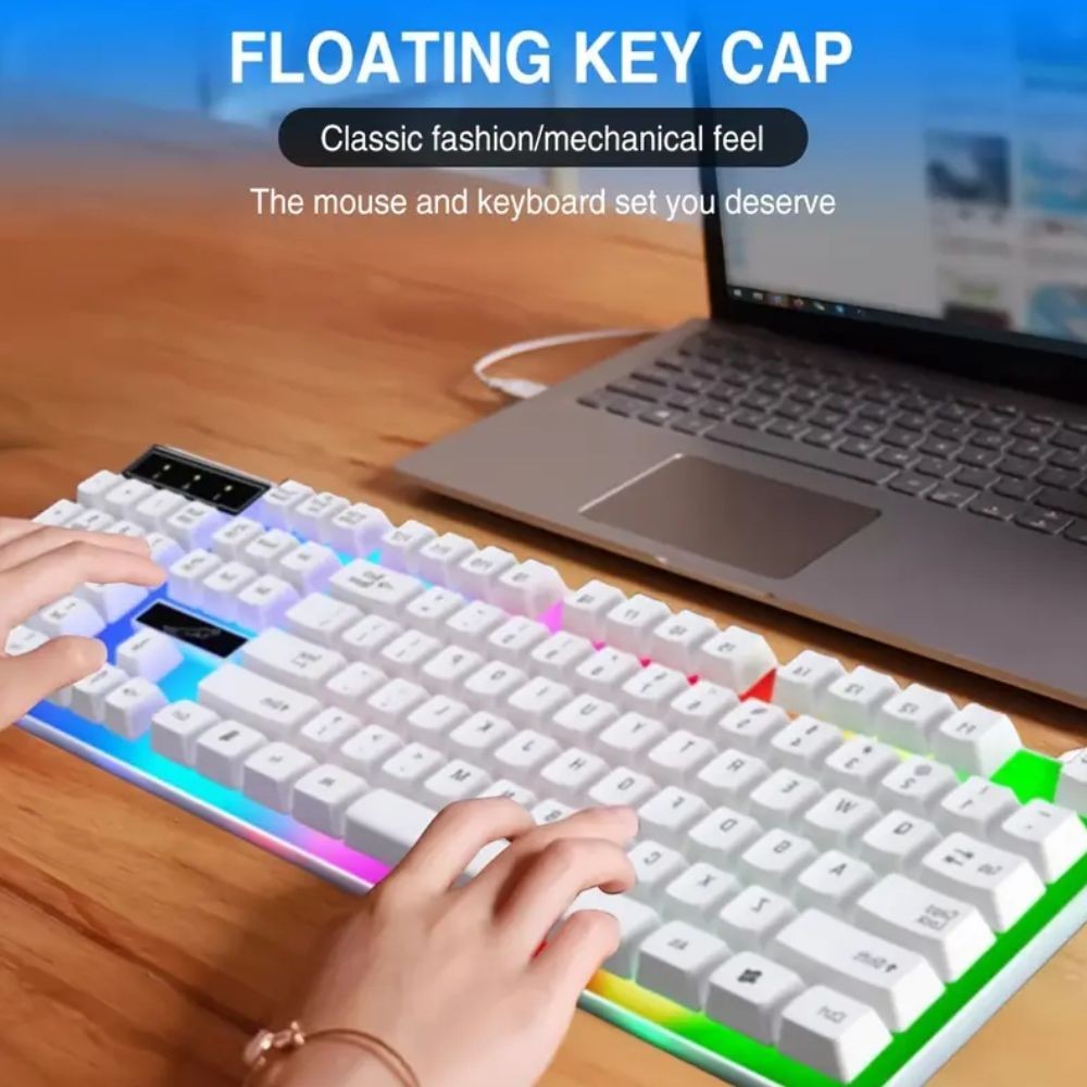 Keyboard Mouse Set Rainbow