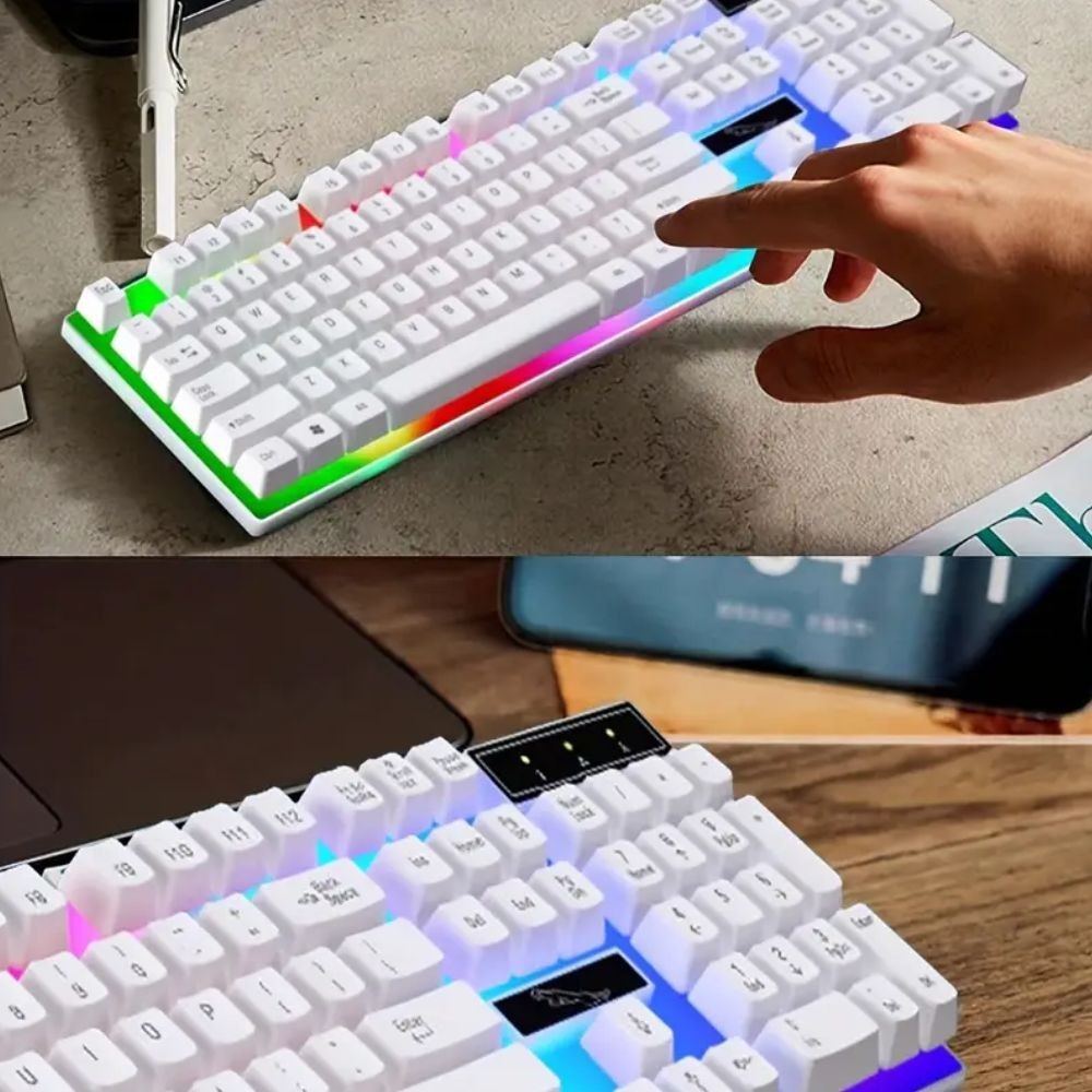 Keyboard Mouse Set Rainbow